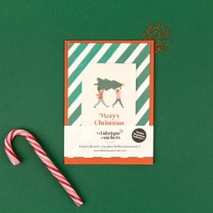 Carte de voeux - graines à semer - Merry Christmas