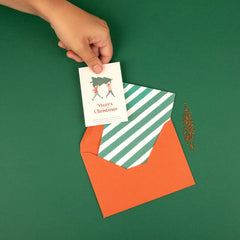 Carte de voeux - graines à semer - Merry Christmas