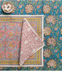Serviette de table Choti rose poudré