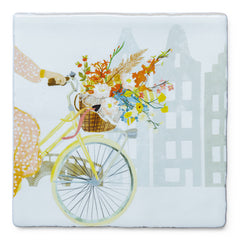 Carreau de céramique - Happiness in a basket