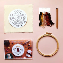 Kit de broderie DIY - Déesse lunaire de la récolte