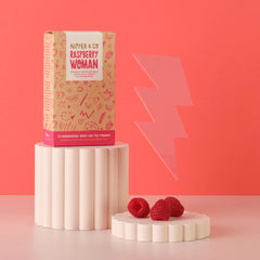 Raspberry Woman - Infusion thé aux feuilles de framboisier rouge pour les dernières étapes de la grossesse, la préconception et le syndrome prémenstruel