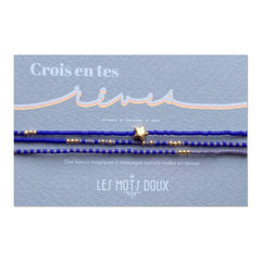 Sautoir code morse "Crois en tes RÊVES"
