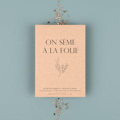 Sachet de graines - On sème à la folie