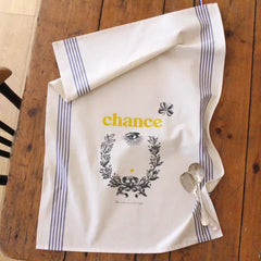 Torchon sérigraphié - Chance