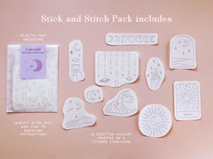 Pack de transfert céleste pour broderie